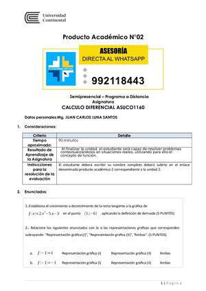 Calculo Diferencial - PA2