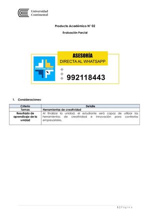 Creación E Innovación En Valor - PA2