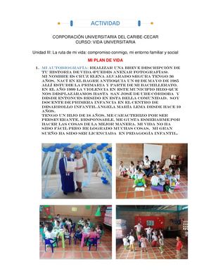 Mi Plan De Vida