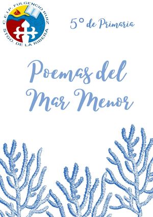 Poemas Mar Menor 5º Primaria