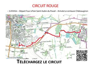 Circuit rouge - Tous à vélo - 1er mai 2022