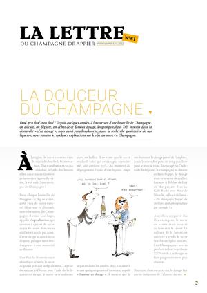 Champagne Drappier - La Lettre 61 - FR