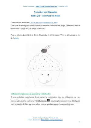 Vectoriser sur Illustrator – Partie 2/2 – Vectoriser un dessin