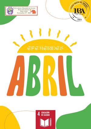 Efemérides Abril