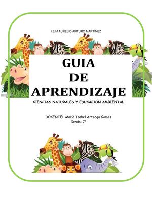 7° Guia De Aprendizaje Septimo