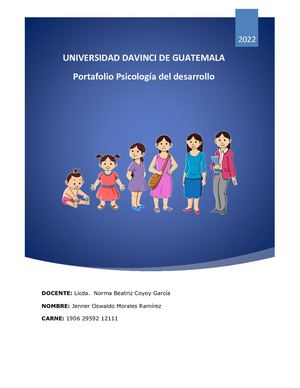 Portafolio Psiscologia Del Desarrollo