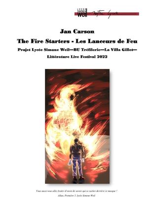 Firestarters JAN CARSON Critiques Eleves de Première