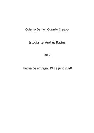 35 Puntos Español Del Examen 10ºh Andrea