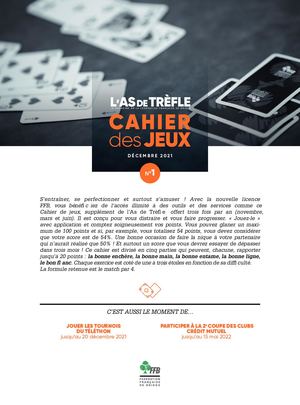 2021 12 As De Trèfle Cahier De Jeux 1