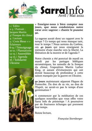 Sarra Info Avril - Mai 2022