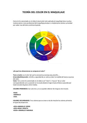 Teoría Del Color En El Maquillaje