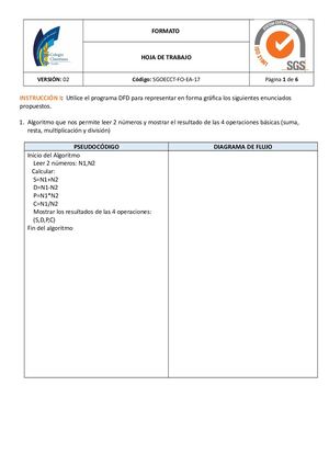 Actividad Símbolos De Dfd