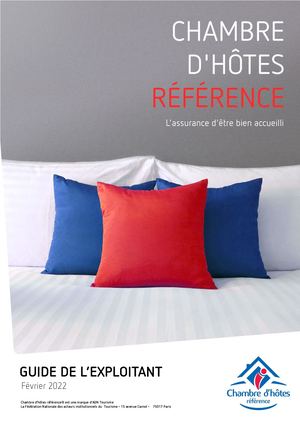Guide de l'exploitant Chambre d'hôtes 2022