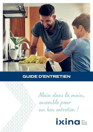 Ixina - Guide d'entretien