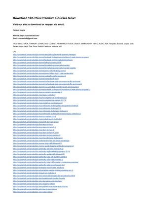 Coursehulk Com Download Premium Courses At Discount Now 8 - Sheet1