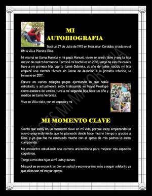 Mi Autobiografia Vida Universitaria
