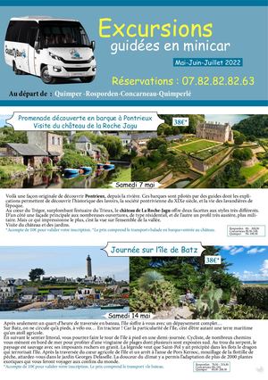 Programme Oues Ty Bus - Mai-Juin-Juillet