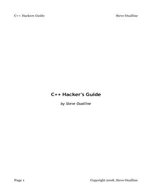 Calaméo - C++ Hacker's Guide Pdf