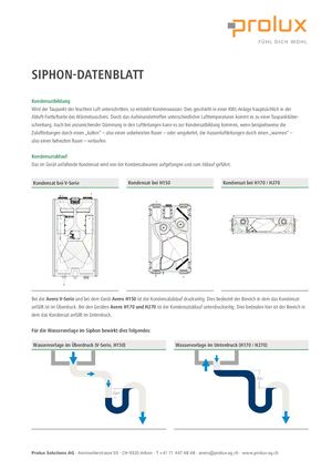 Datenblatt Avero Siphon DE