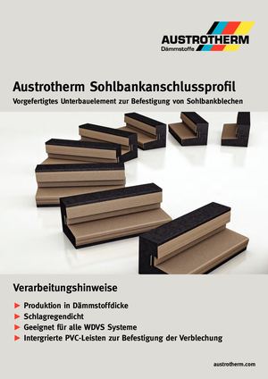 Austrotherm Sohlbankanschlussprofil