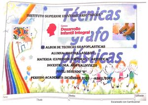 Martha Lascano Técnicas Grafoplásticas