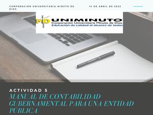 Manual Parte 4 De Contabilidad Gubernamental Para Una Entidad Pública