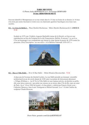 Paris 14 Et Ses Secrets Méconnus