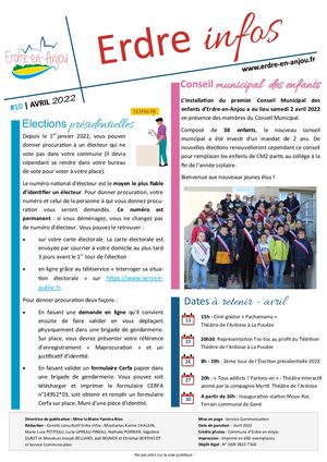 Erdre Infos n°10 - Avril 2022