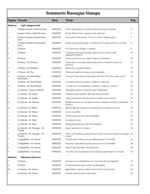Toscana rassegna stampa 16.04.2022
