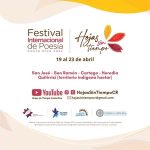 Programa Festival Internacional de Poesía Hojas Sin Tiempo 2022