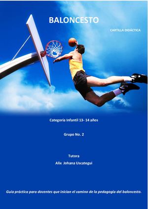 Cartilla Baloncesto