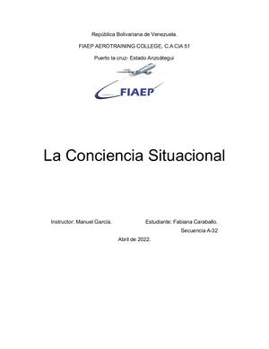 Conciencia Situacional