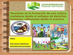 Cartilla de derechos humanos y cultura ciudadana.