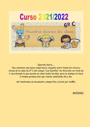Nuestro diario de clase 6º C - Curso 2021/2022