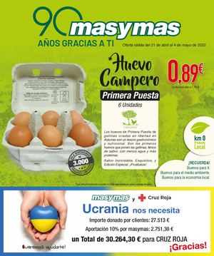 Oferta Válida Del 21 De Abril Al 4 De Mayo De 2022 - Masymas Supermercados