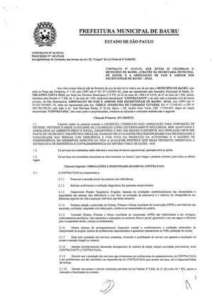 Secretaria Municipal De Saúde De Bauru Sus Mac Contrato Nº10 191 21