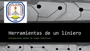 Herramientas De Un Liniero Patrick Perdomo