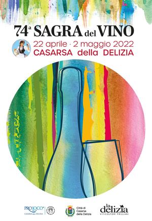 Depliant Sagra del Vino Casarsa 2022