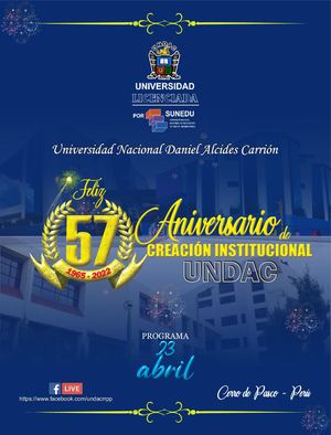 Programa Por Aniversario Undac