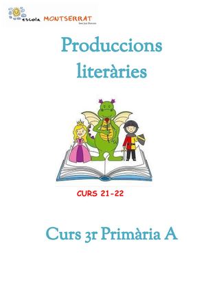 Produccions literàries 3rA