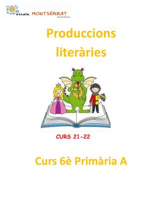 Produccions literàries 6èA