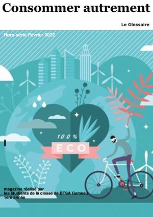 Glossaire Consommer Autrement Hors Serie