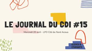 Journal Du Cdi 15