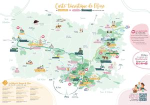 Carte Touristique de l'Oise 2022