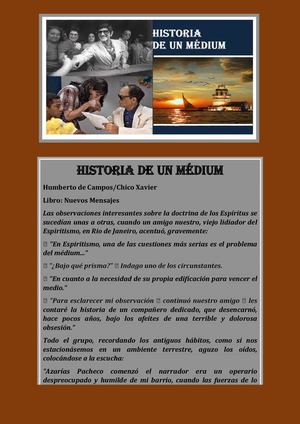HISTORIA DE UN MÉDIUM HUMBERTO DE CAMPOS CHICO XAVIER