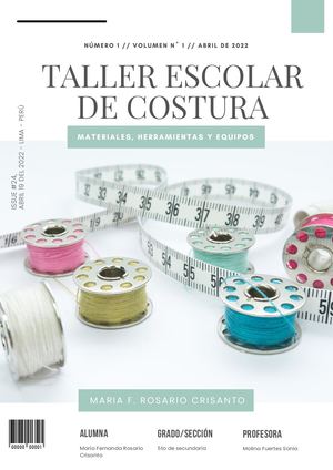 CATÁLOGO DE COSTURA