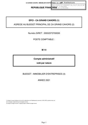 CA 2021 GRAND CAHORS IMMOBILIER