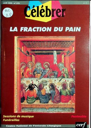 Célébrer 279 - Avril 1998
