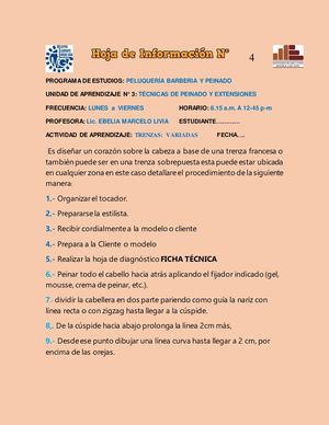 Técnica operativa de trenzas