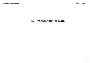 4 2 Presentation Of Data Notes